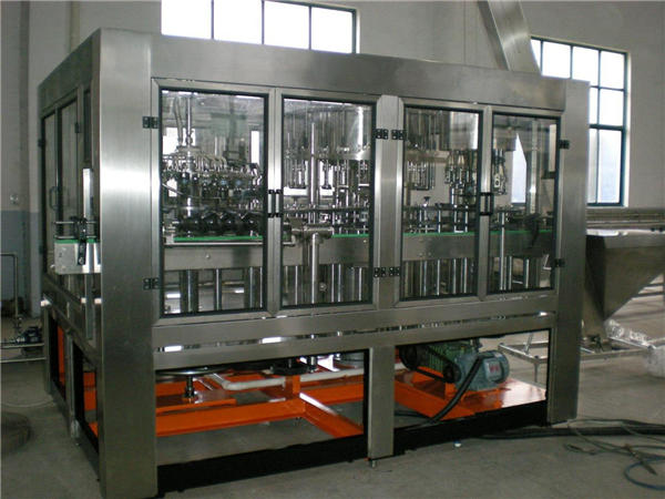 Mesin mengisi air botol kaca otomatis