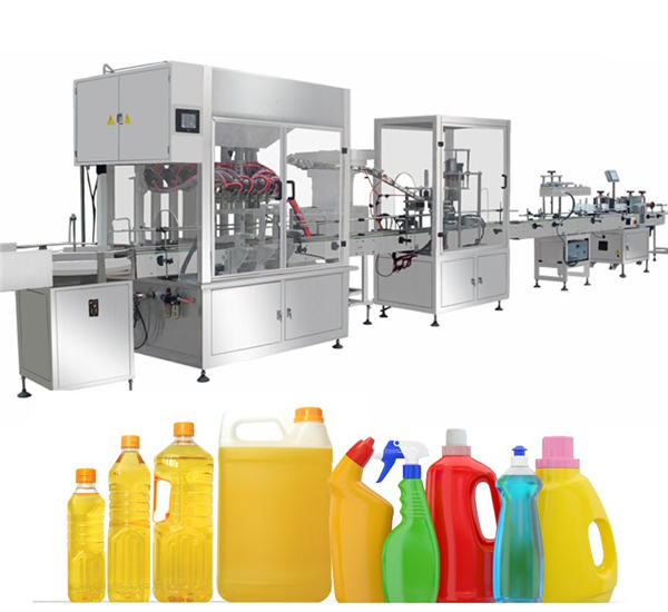 Gravity Bleach Filling Machine, Jalur Produksi Pengisian Bleach