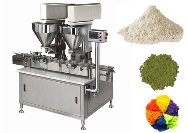 Mesin Pengisian Bubuk 2 Kepala Otomatis