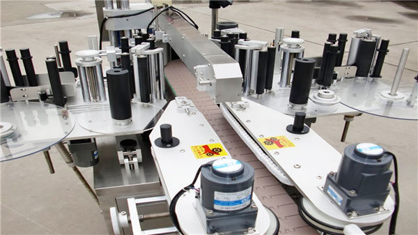 Otomatis Mesin Sisi Depan & Belakang Botol Kaleng Label