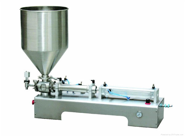Semi-otomatis Calamine Lotion Paste / Liquid Piston Filling Machine 