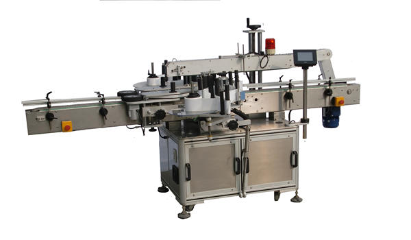 Mesin Pelabelan Botol Plastik Sisi Ganda untuk shampo